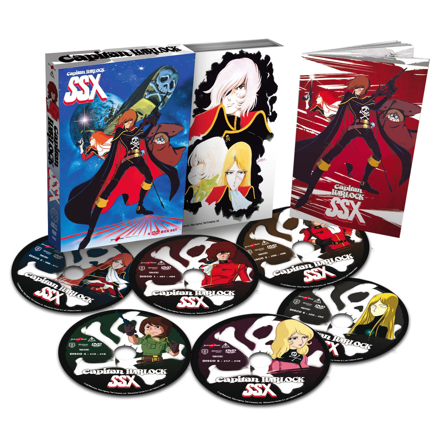 CAPITAN HARLOCK SSX: ROTTA VERSO L'INFINITO (6 DVD)