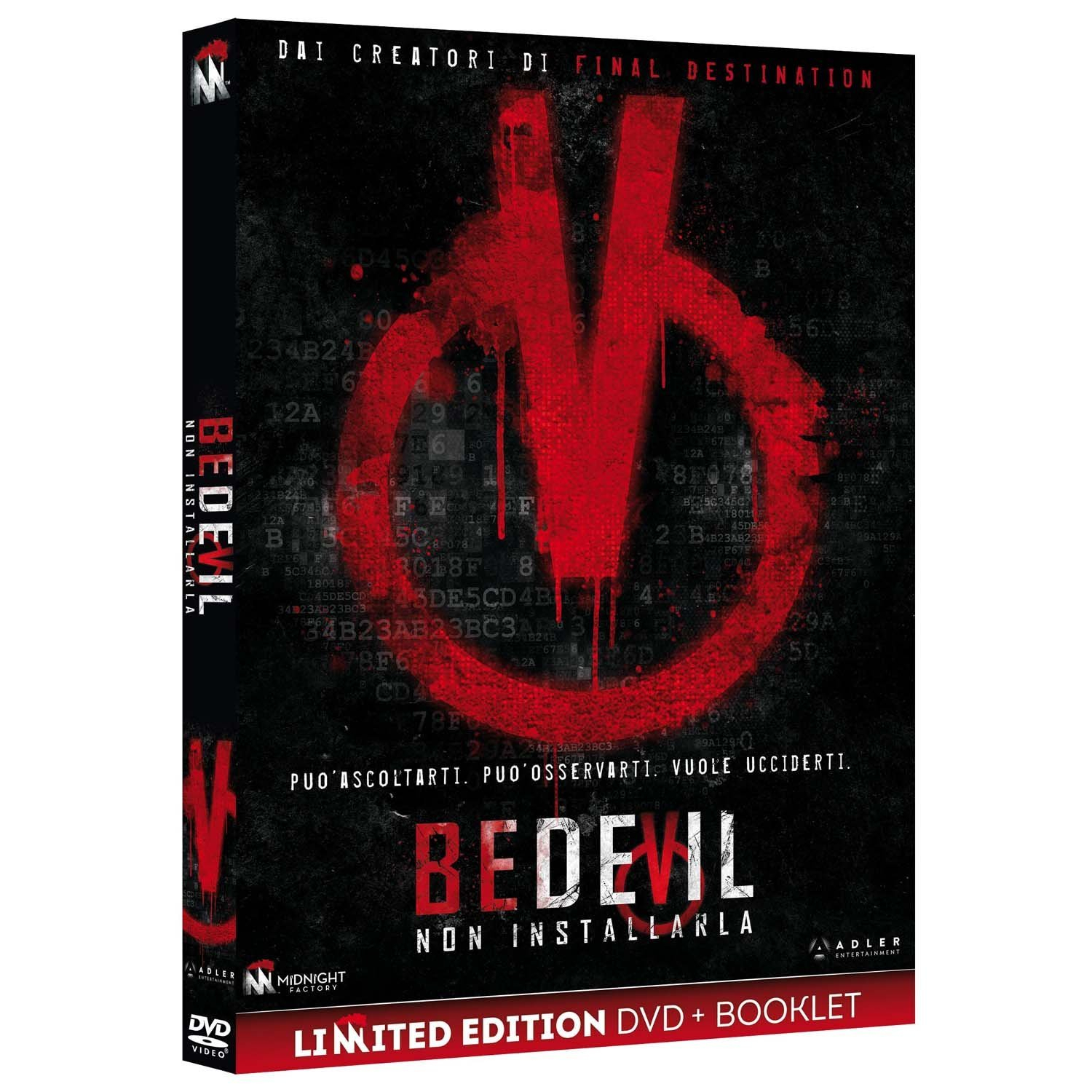 BEDEVIL - NON INSTALLARLA (DVD+BOOKLET)