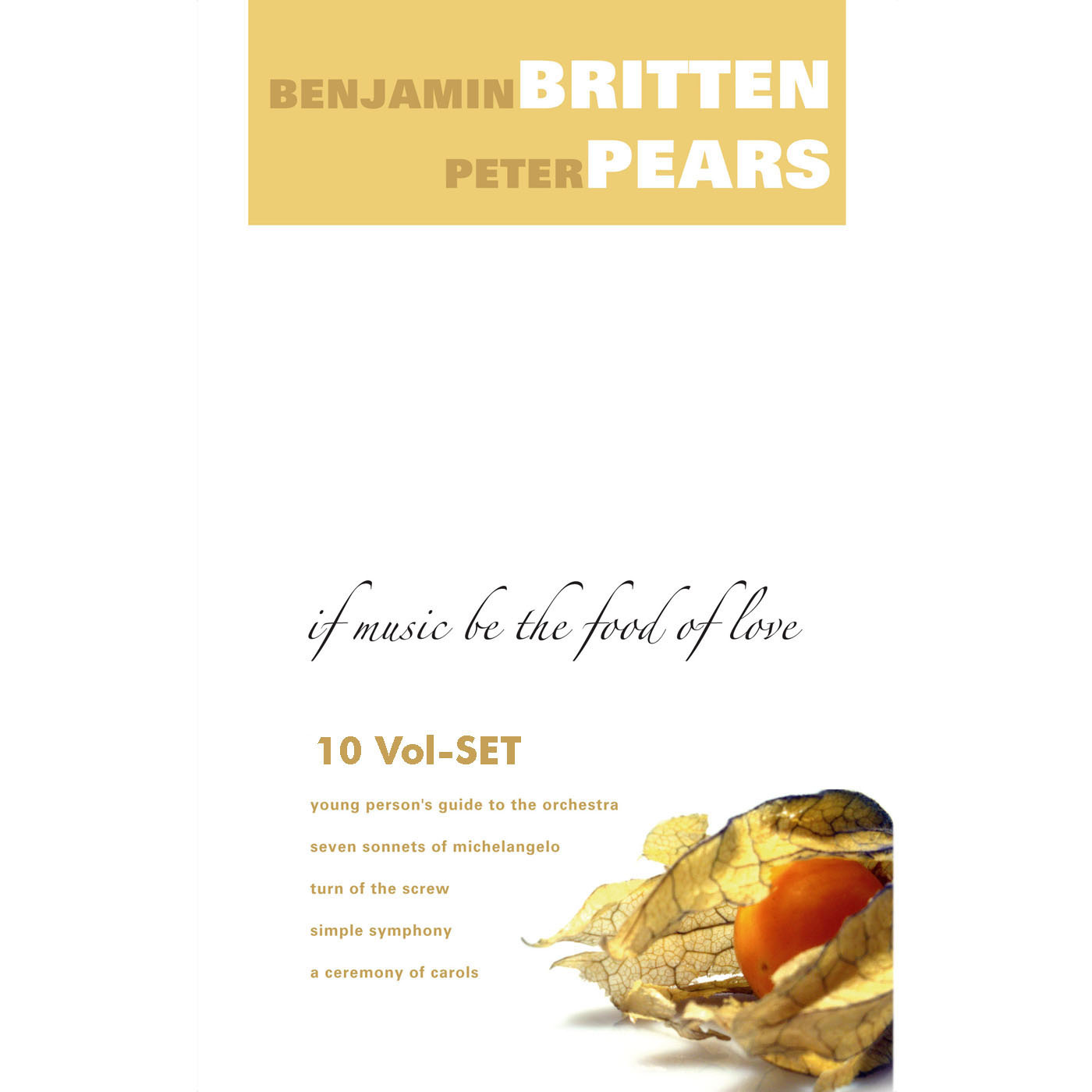 BRITTEN, BENJAMIN / PEARS, PETER