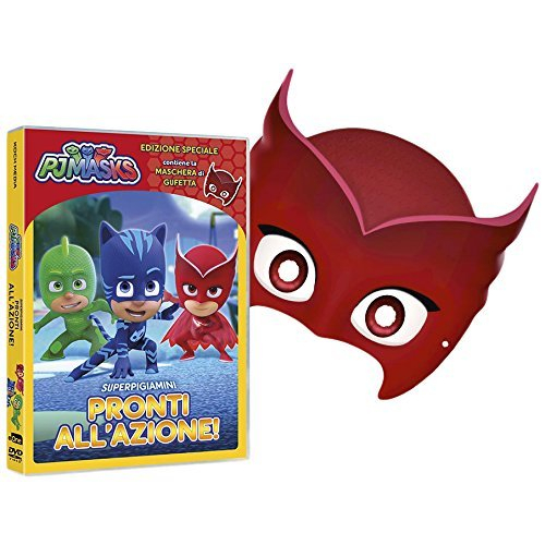 PJ MASKS - SUPER PIGIAMINI PRONTI ALL'AZIONE! (GUFETTA EDITION) (DVD+MASCHERA)