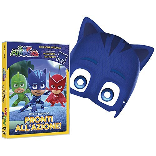 PJ MASKS - SUPER PIGIAMINI PRONTI ALL'AZIONE! (GATTOBOY EDITION) (DVD+MASCHERA)