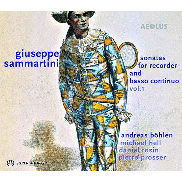 GIUSEPPE SAMMARTINI: SONATAS FOR RECORDER AND B.C. VOL. 1