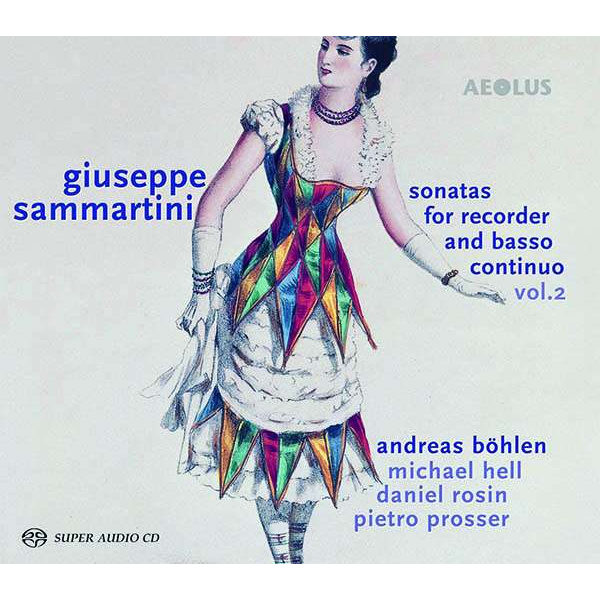 GIUSEPPE SAMMARTINI: SONATAS FOR RECORDER AND BASSO CONTINUO. VOL.2
