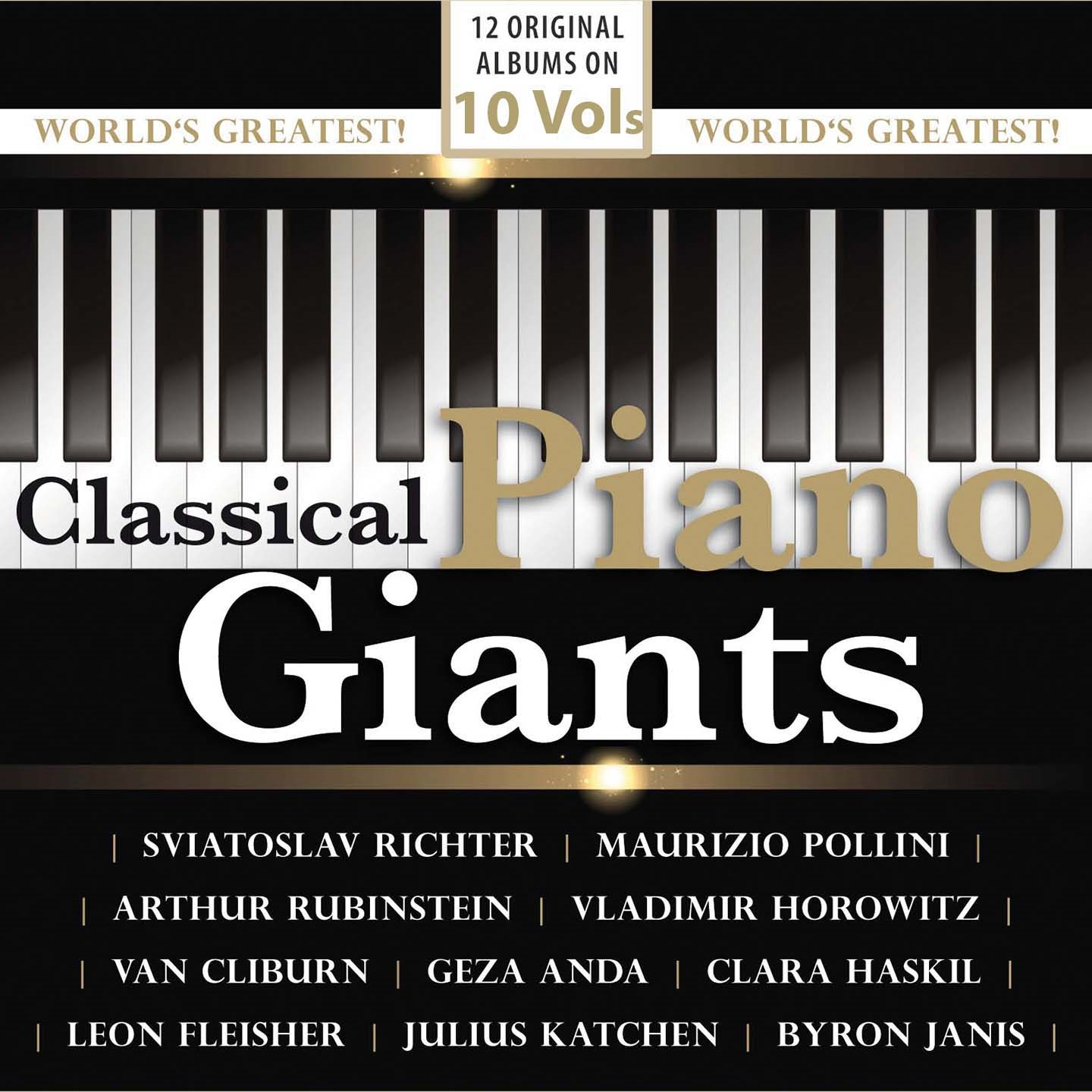 CLASSICAL PIANO GIANTS - 12 ORIGINAL ALBUMS
