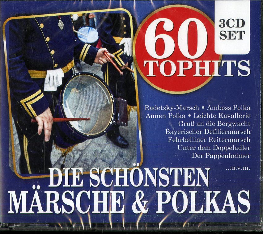 DIE SCHONSTEN MARSCHE & POLKAS: 60 TOP HITS