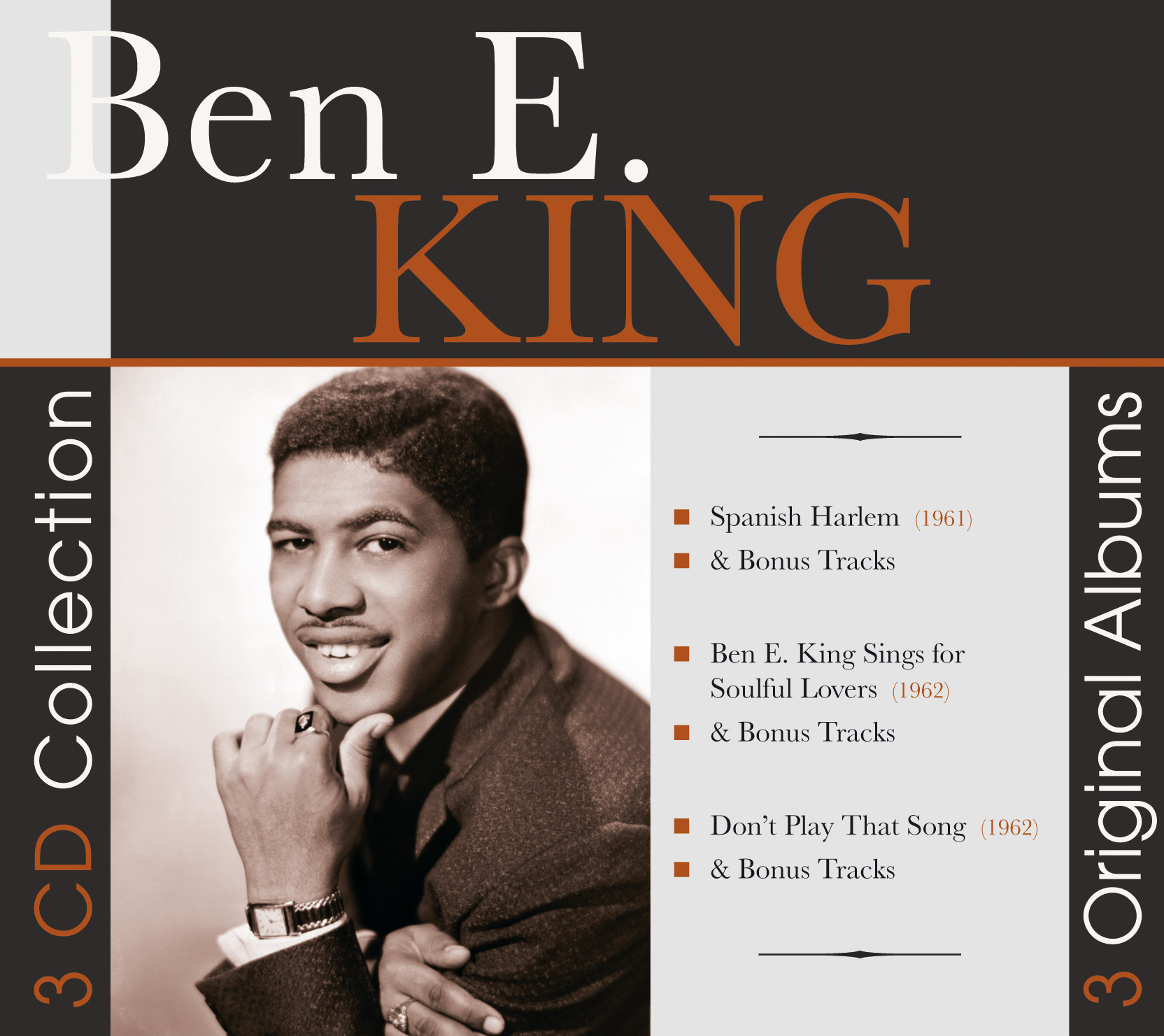 BEN E. KING  -3 ORIGINAL ALBUMS