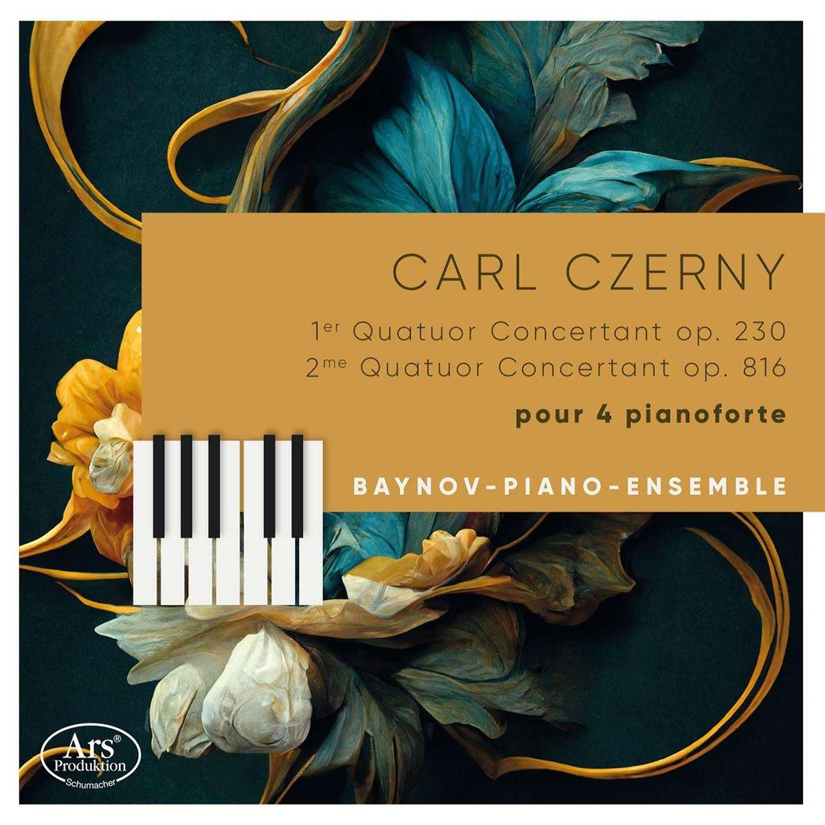 CARL CZERNY: QUATUORS CONCERTANTS POUR 4 PIANOFORTE