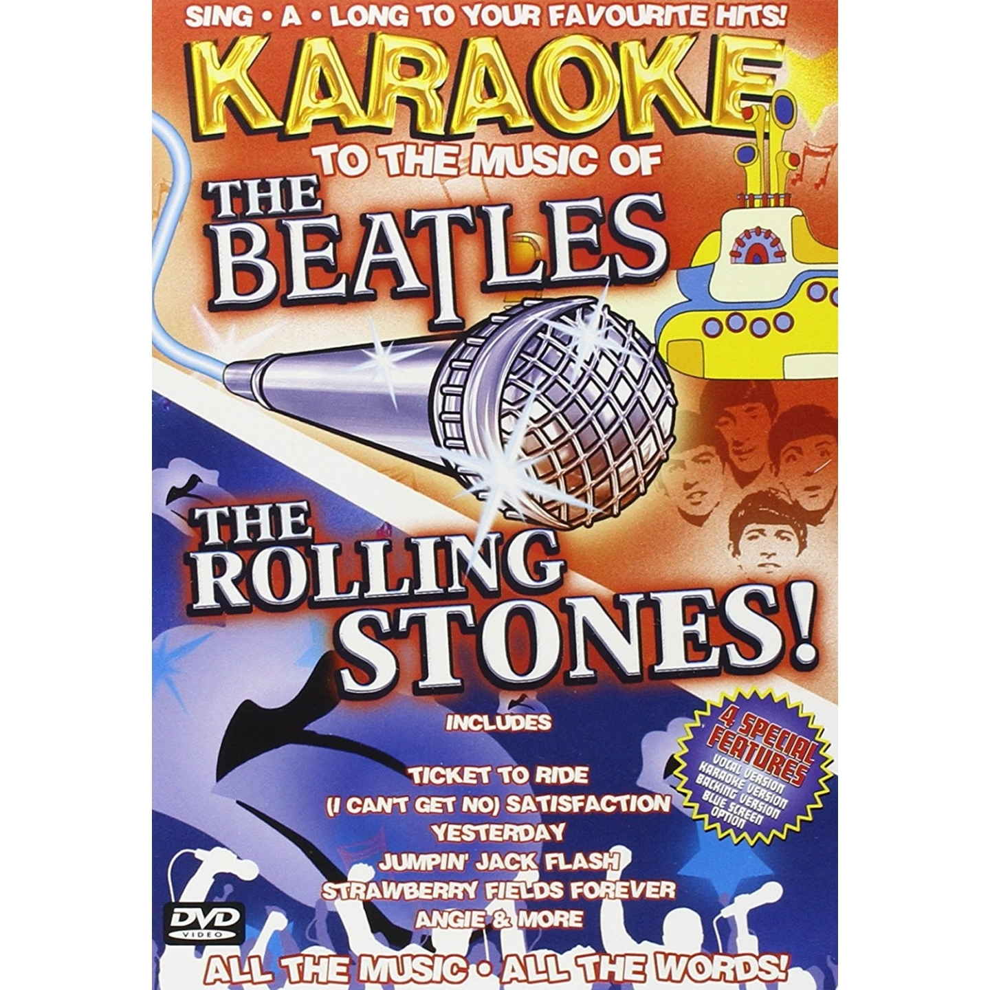 KARAOKE TO THE MUSIC OF THE BEATLES & STONES