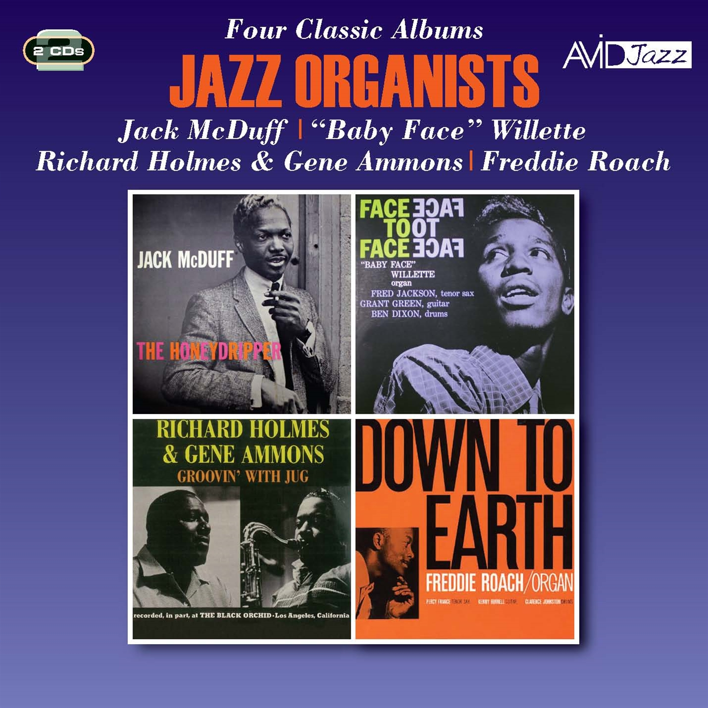 JAZZ ORGANISTS - FOUR CLASSIC ALBUMS