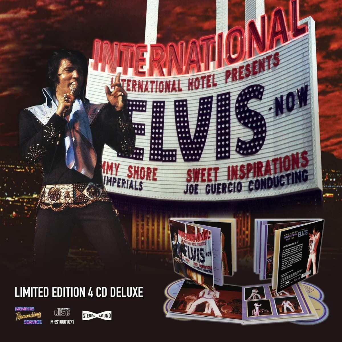LAS VEGAS INT. PRES. ELVIS - NOW 1971 - 4 CD BOXSET LTD. ED.