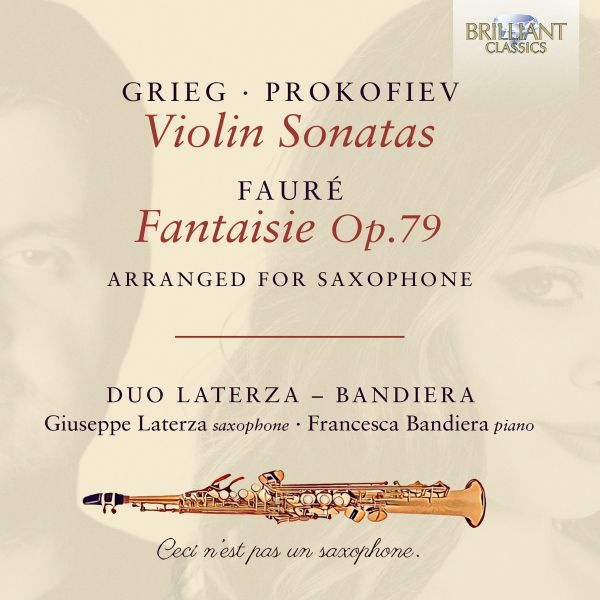 VIOLIN SONATAS AND FANTAISIE ARR. FOR SAX AND PIANO