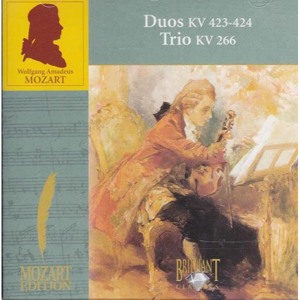 DUO FOR VIOLIN & VIOLA KV 423 & 424 / TRIO FOR 2 VIOLINS & CELLO KV 266