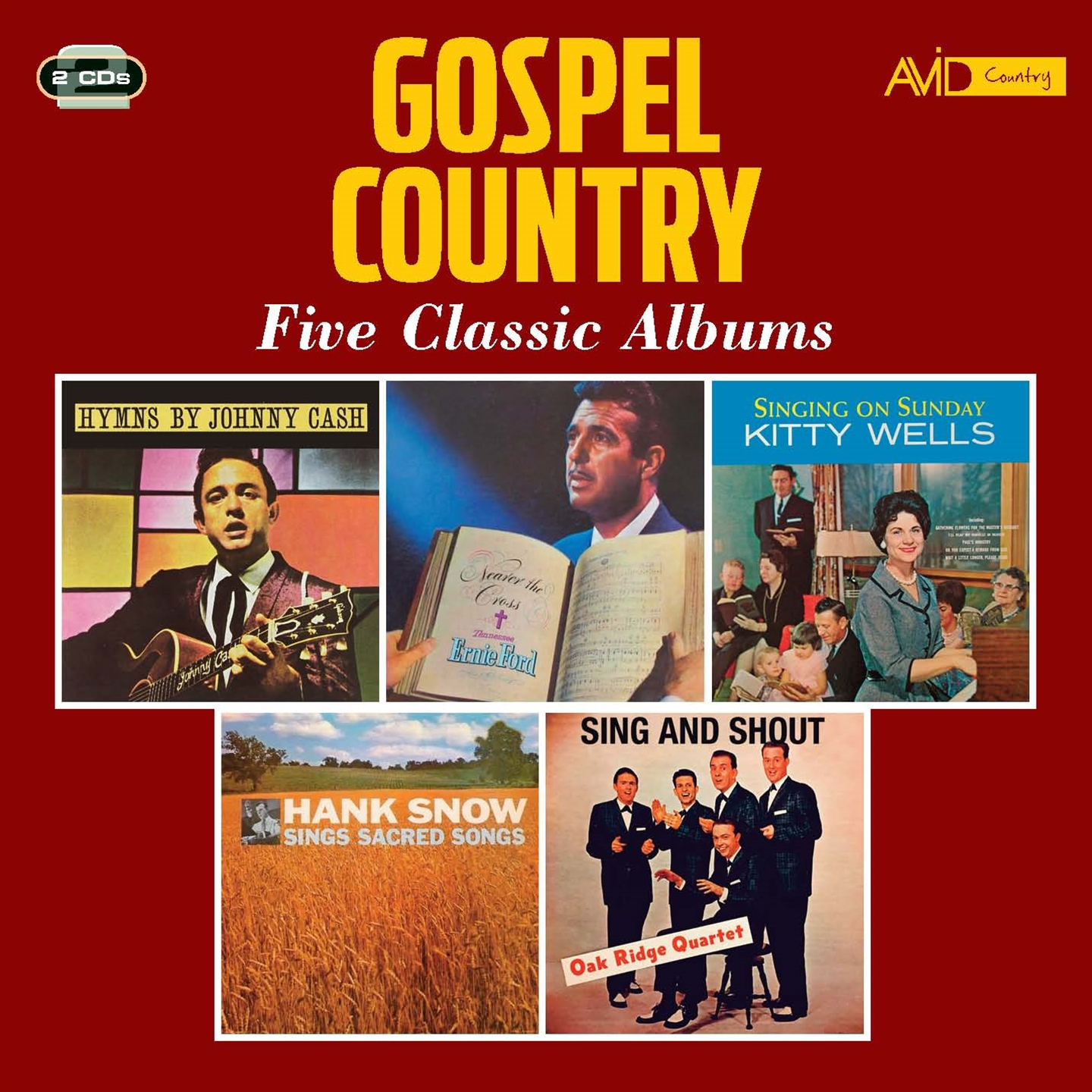 COUNTRY GOSPEL - FIVE CLASSIC ALBUMS