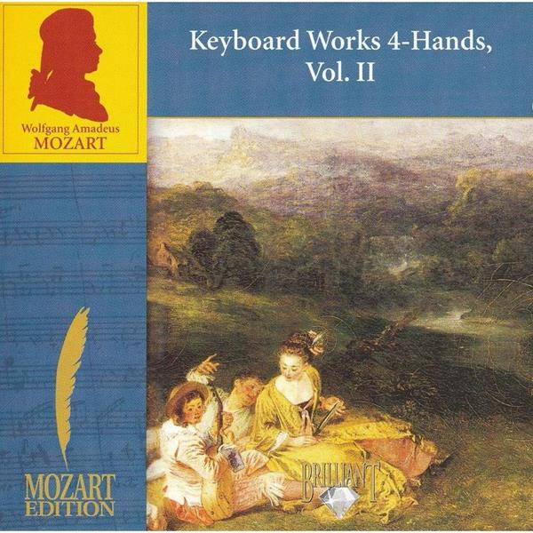 KEYBOARD WORKS 4-HANDS VOL. II KV 19D /608 / 501 / 521