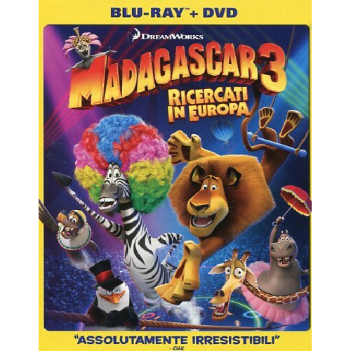 MADAGASCAR 3 - RICERCATI IN EUROPA (BLU RAY+DVD)