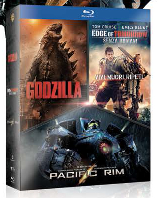 GODZILLA / EDGE OF TOMORROW / PACIFIC RIM BOXSET (3 BLU-RAY)