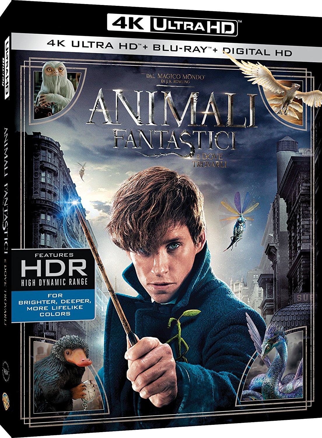 ANIMALI FANTASTICI E DOVE TROVARLI (BLU-RAY 4K ULTRA HD+BLU-RAY)