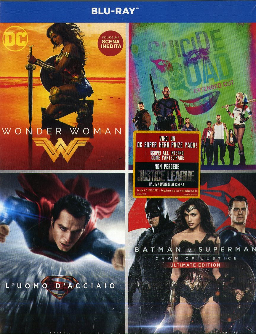 DC MOVIES BOXSET (4 BLU-RAY)