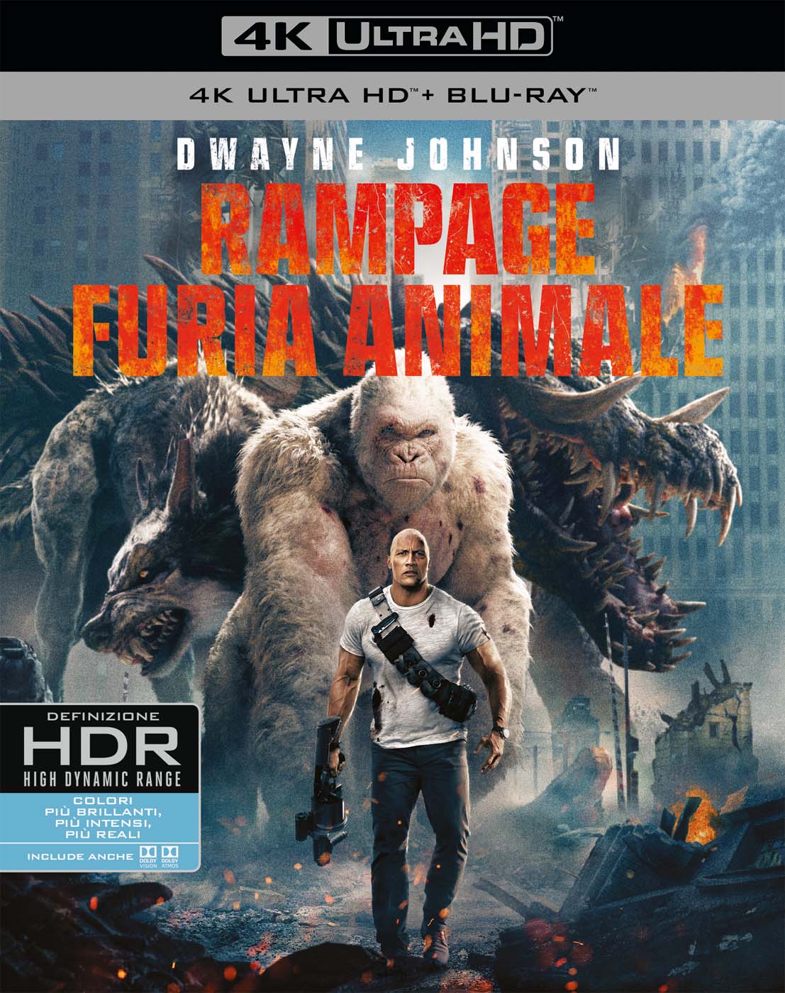 RAMPAGE - FURIA ANIMALE (4K UHD+BLU-RAY)