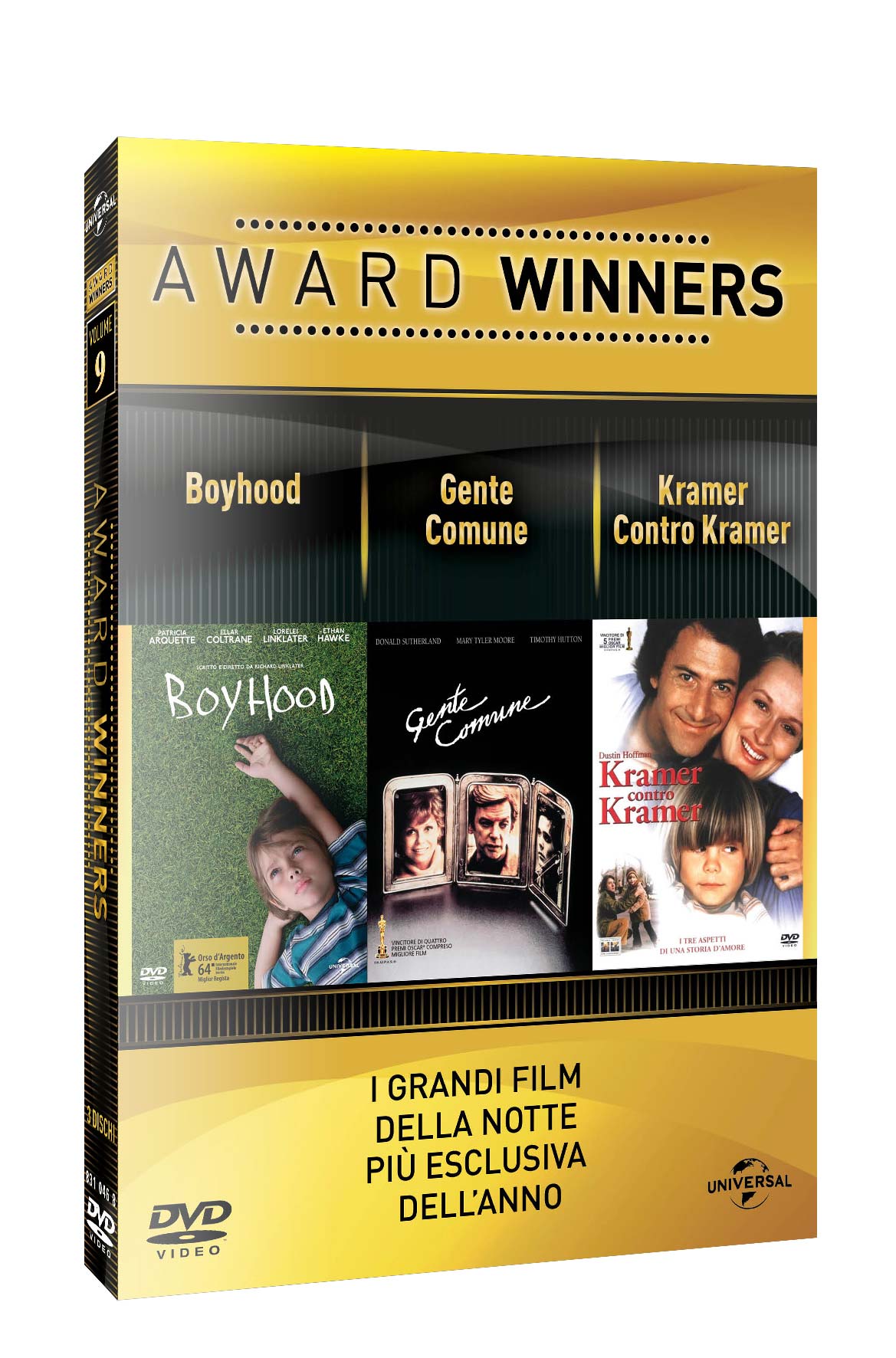 BOYHOOD / GENTE COMUNE / KRAMER CONTRO KRAMER - OSCAR COLLECTION (3 DVD)