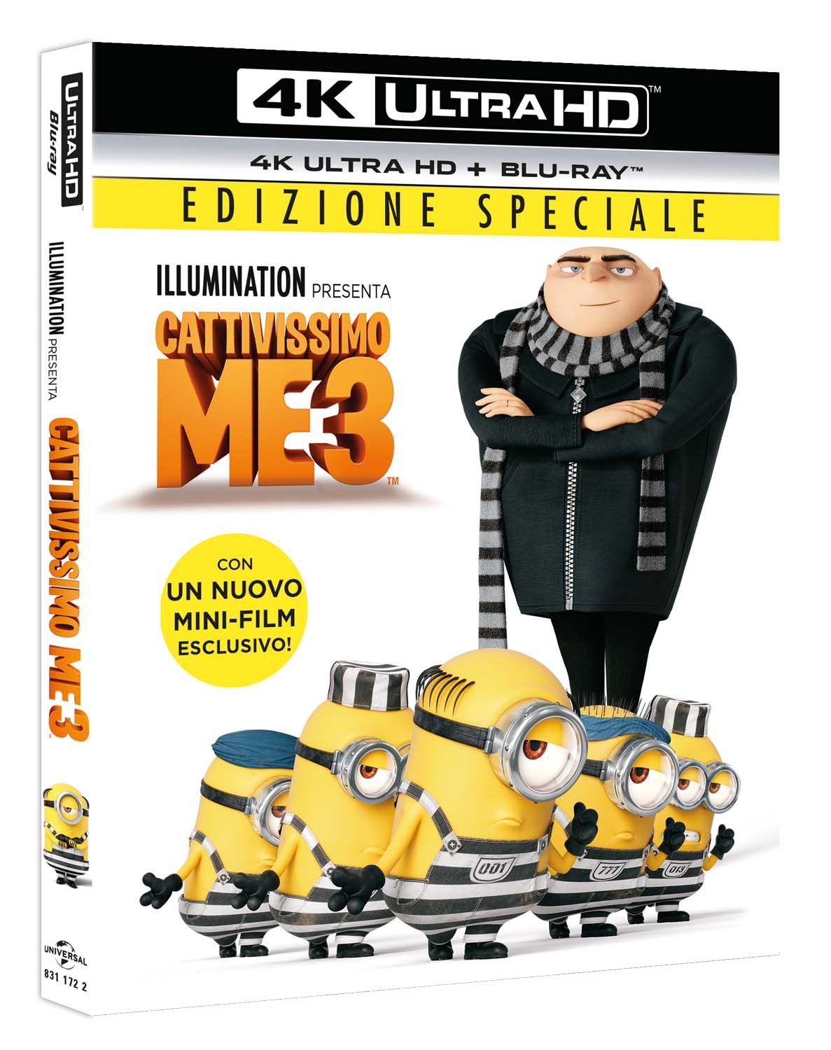 CATTIVISSIMO ME 3 (BLU-RAY 4K ULTRA HD+BLU-RAY)