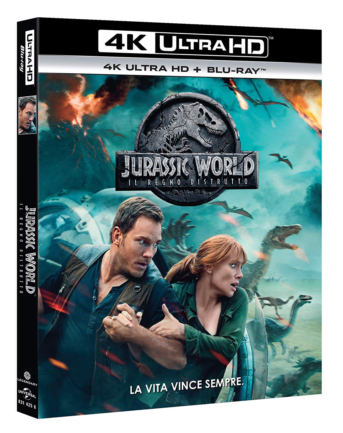 JURASSIC WORLD: IL REGNO DISTRUTTO (BLU-RAY 4K ULTRA HD+BLU-RAY)