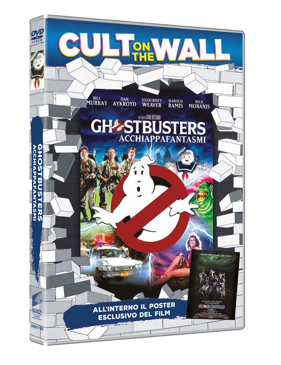 GHOSTBUSTERS (CULT ON THE WALL) (DVD+POSTER)