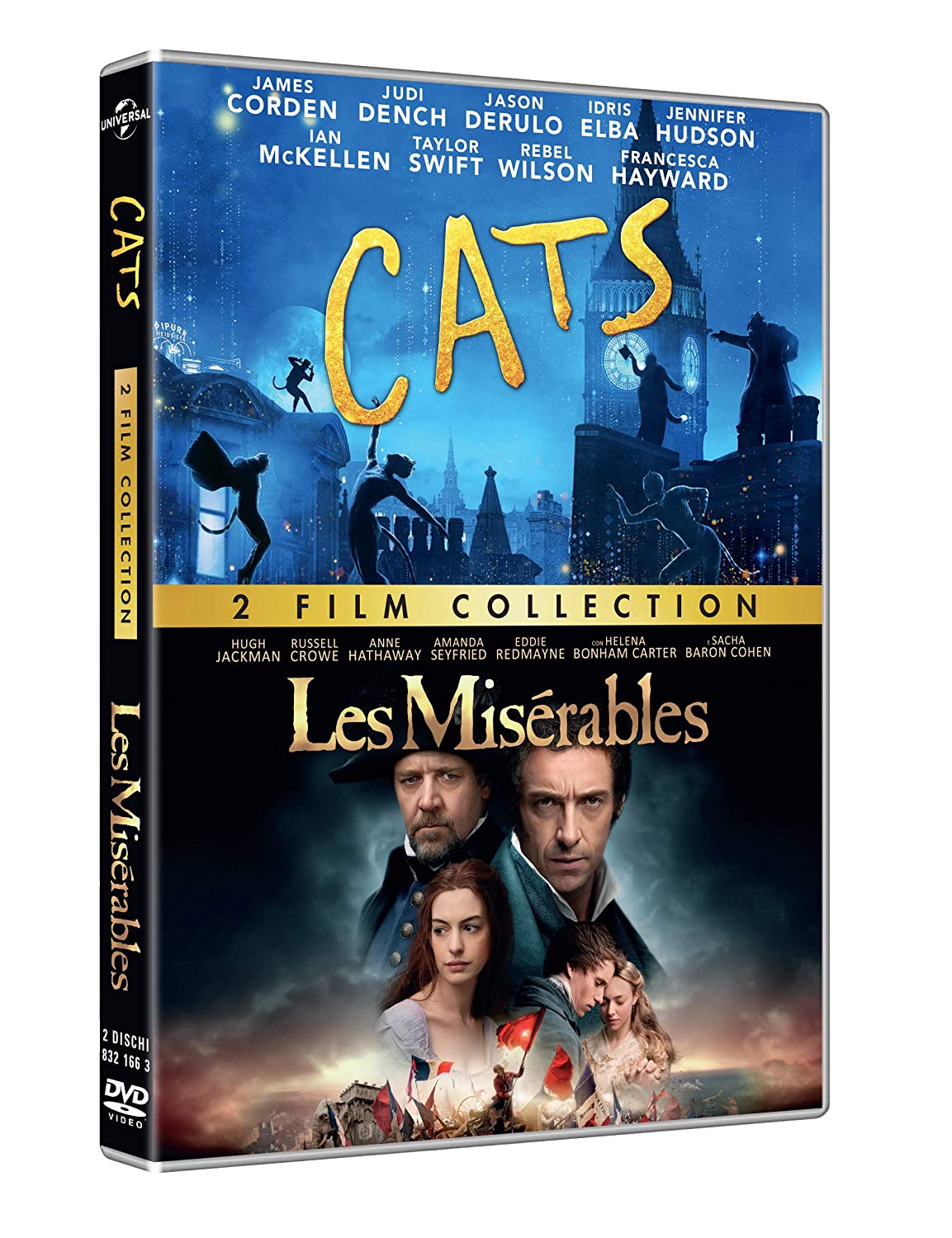 CATS (2019) / LES MISERABLES (2 DVD)