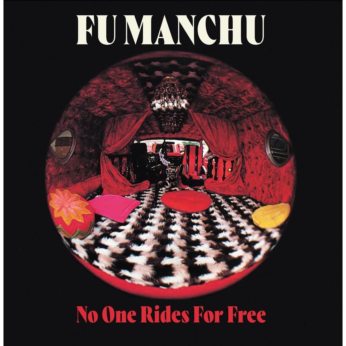 NO ONE RIDES FOR FREE (RED & WHITE SPLATTER)