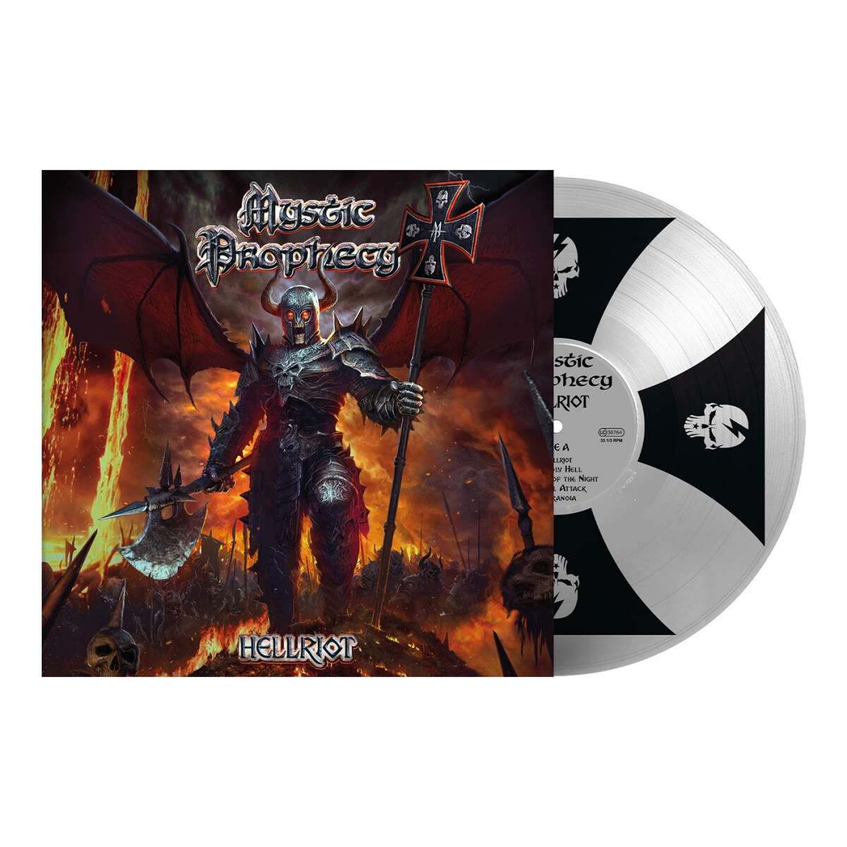 HELLRIOT - WHITE / BLACK CROSS VINYL EDITION