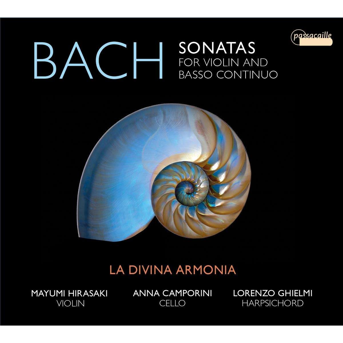 JOHANN SEBASTIAN BACH: SONATAS FOR VIOLIN & B.C. BWV 1021-1023, 964 & 968