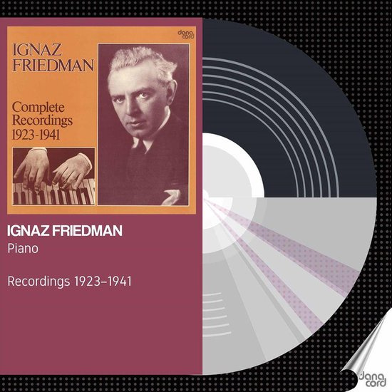 IGNAZ FRIEDMAN - RECORDINGS 1923-41