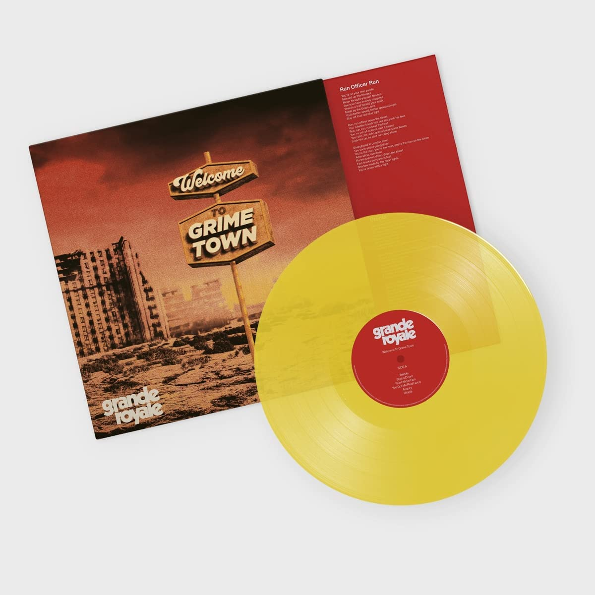 WELCOME TO GRIME TOWN - TRANSP. YELLOW