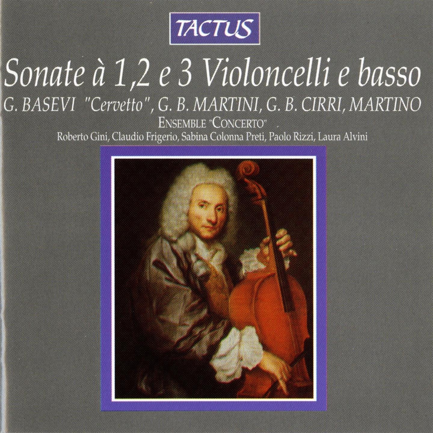 SONATE A 1,2,3 VIOLONCELLI