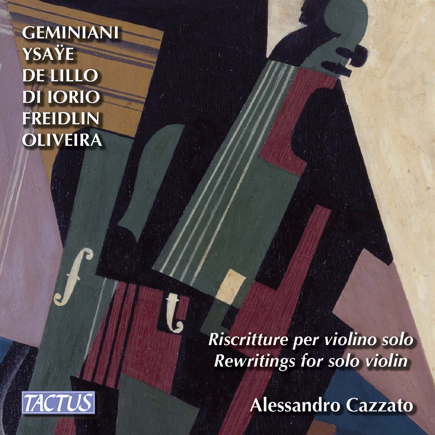 RISCRITTURE PER VIOLINO SOLO