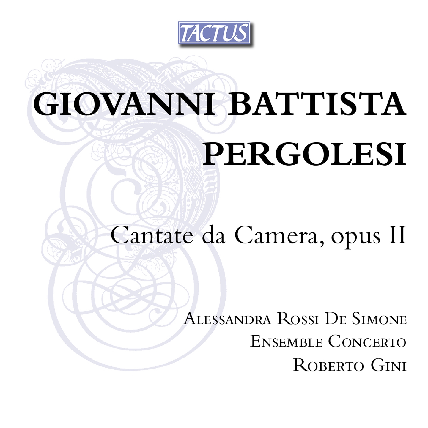 PERGOLESI: CHAMBER CANTATAS OPUS II