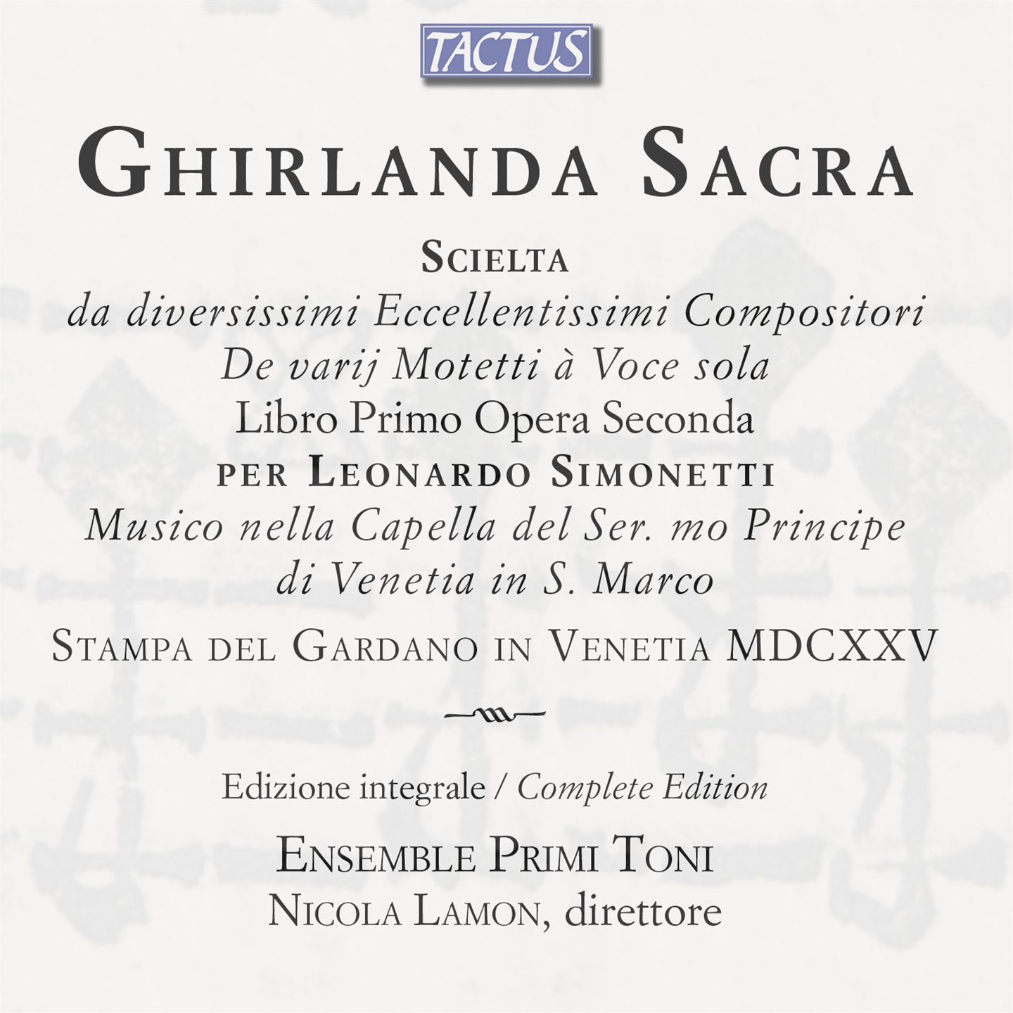 GHIRLANDA SACRA