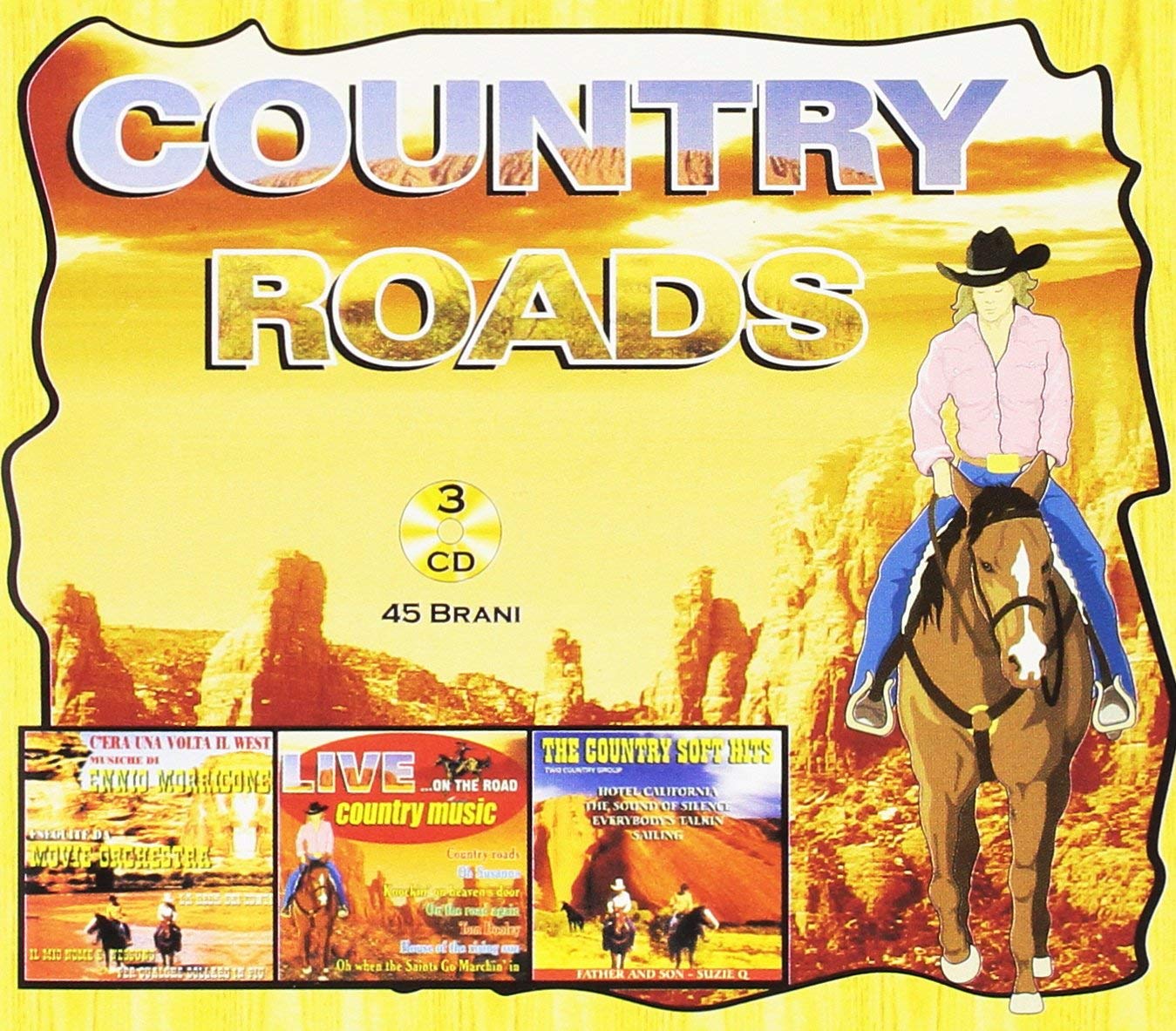 COUNTRY ROADS 45 BRANI  3CD