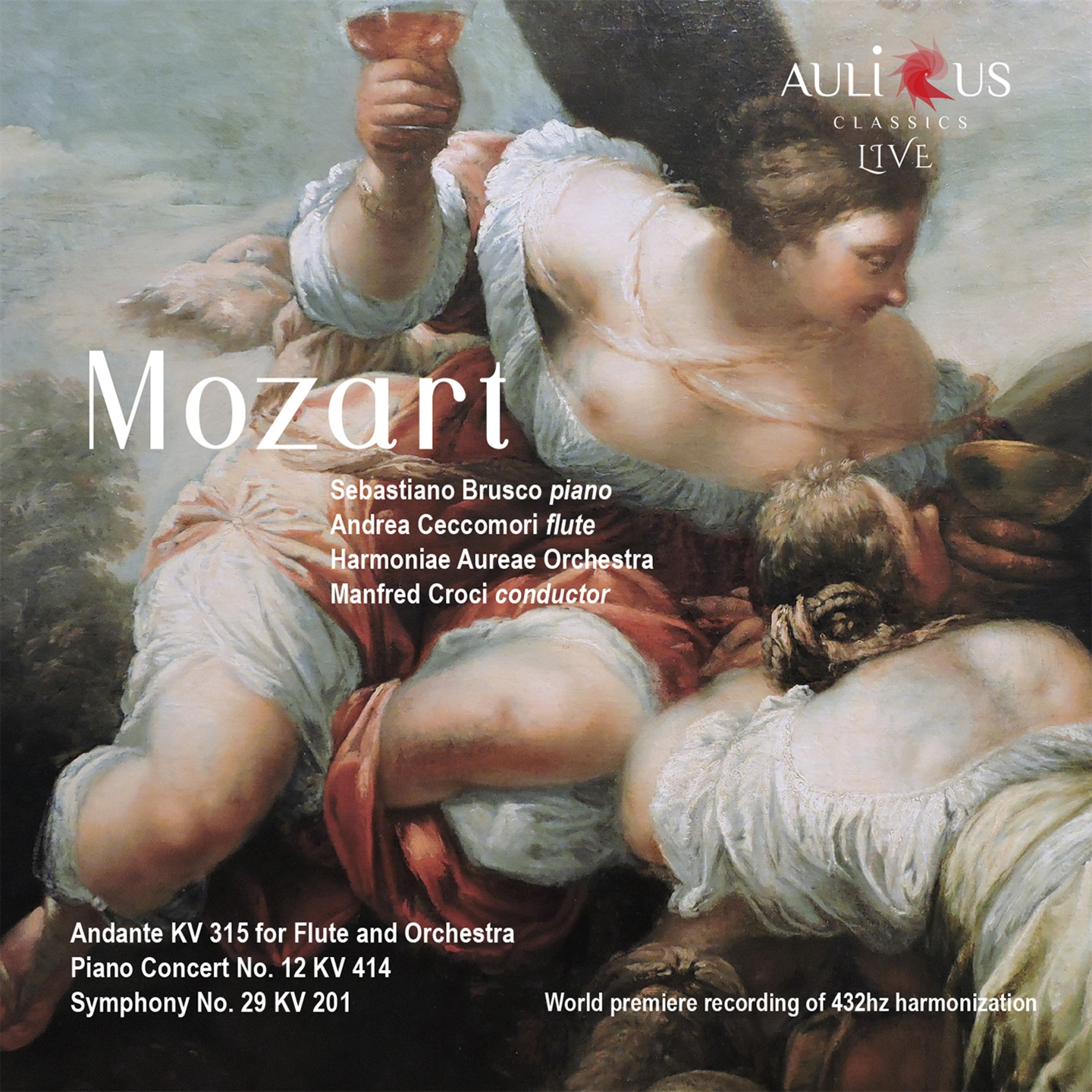 MOZART: ANDANTE FOR FLUTE AND ORCHESTRA KV 315 / PIANO CONCERT NO. 12 KV 414 /