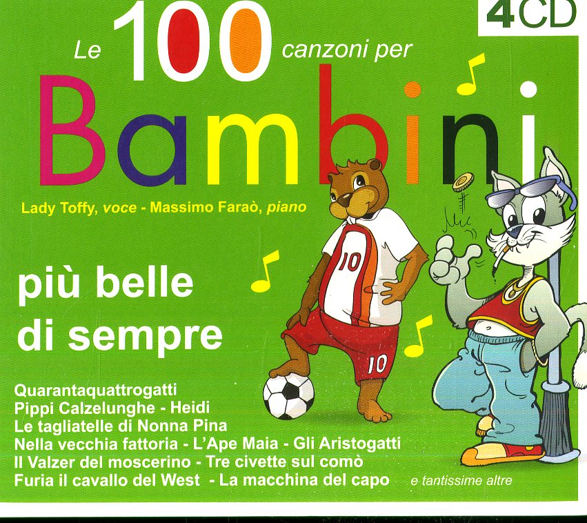 100 CANZONI PER BAMBINI (4 CD)