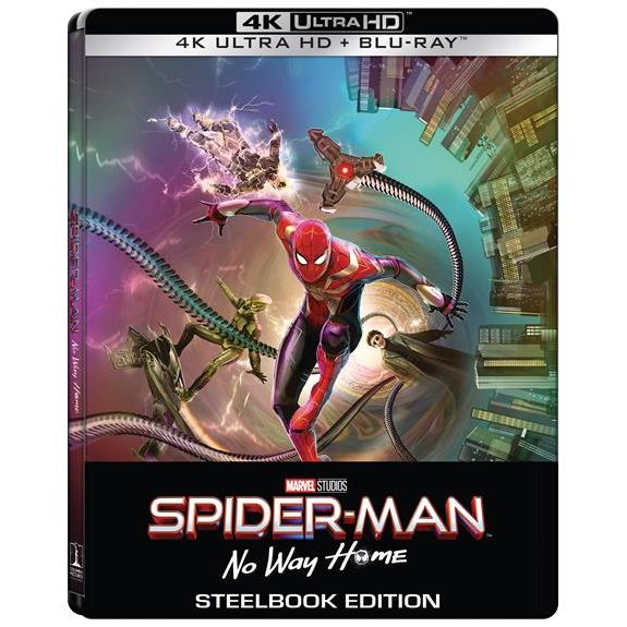 SPIDER-MAN - NO WAY HOME (BLU-RAY 4K+BLU-RAY HD+MAGNETE) (STEELBOOK)