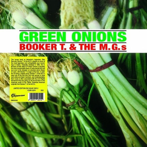 GREEN ONIONS (CLEAR) (NUMBERED)