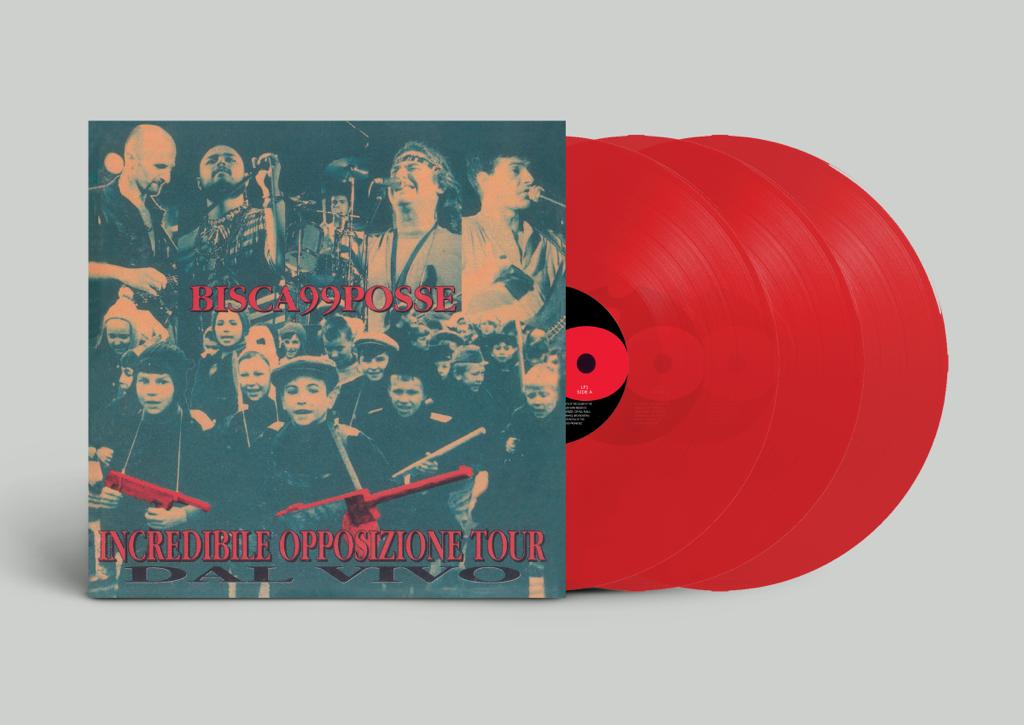 INCREDIBILE OPPOSIZIONE TOUR - 3LP 180 GR. VINILE ROSSO TRASPARENTE LTD.ED.