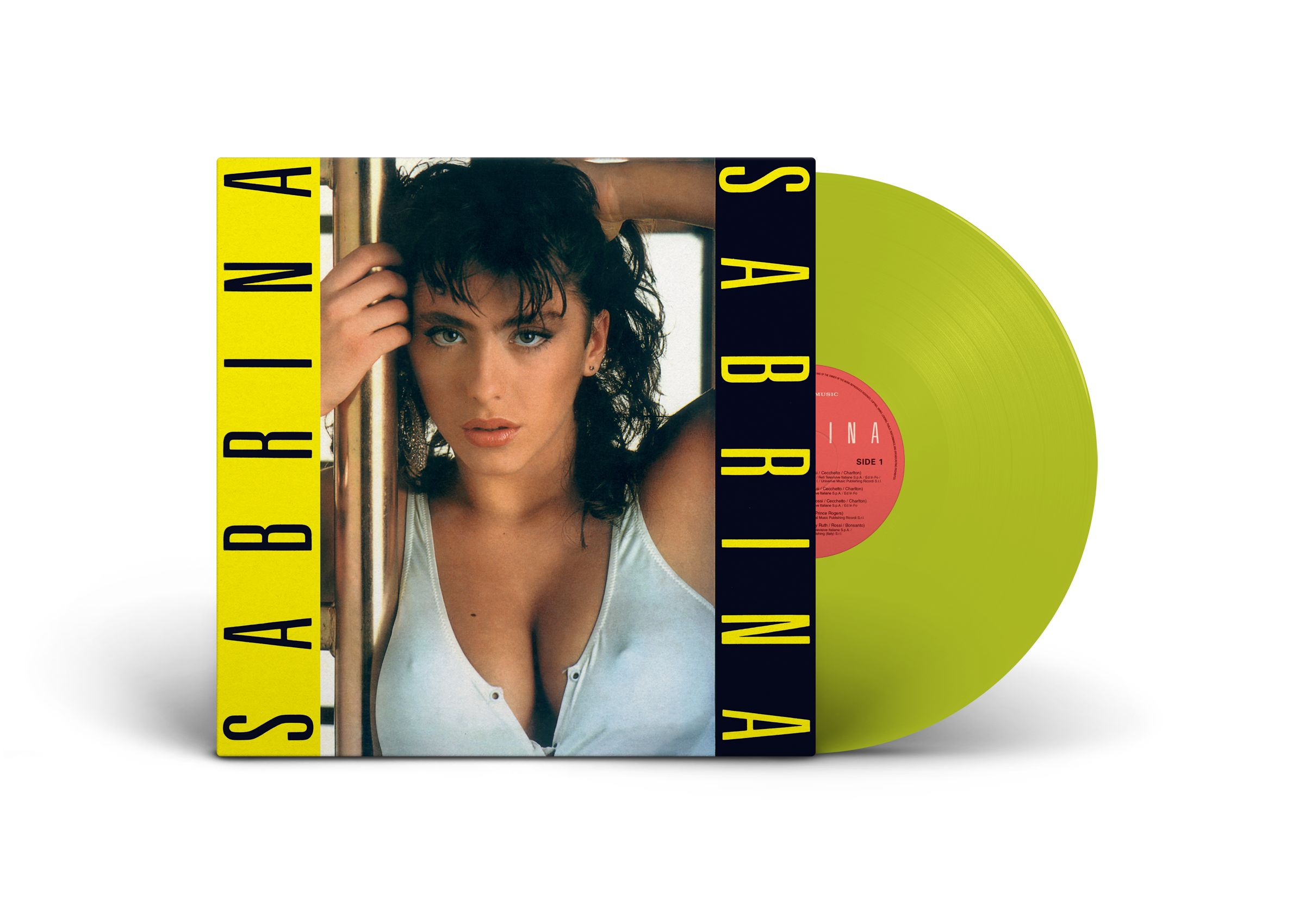 SABRINA SALERNO - LP 180 GR. LIME TRASPARENTE - 300 COPIES LTD. ED.