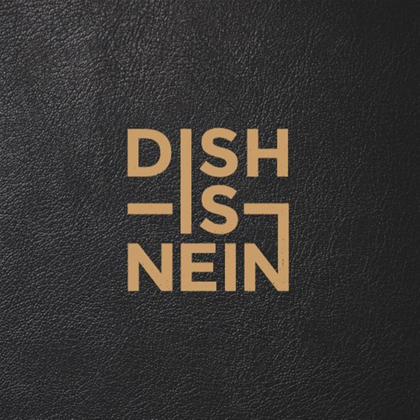 DISH-IS-NEIN  - 500 NUMBERED COPIES  / GOLD LOGO EMB. LTD  ED  VINYL  REPLICA