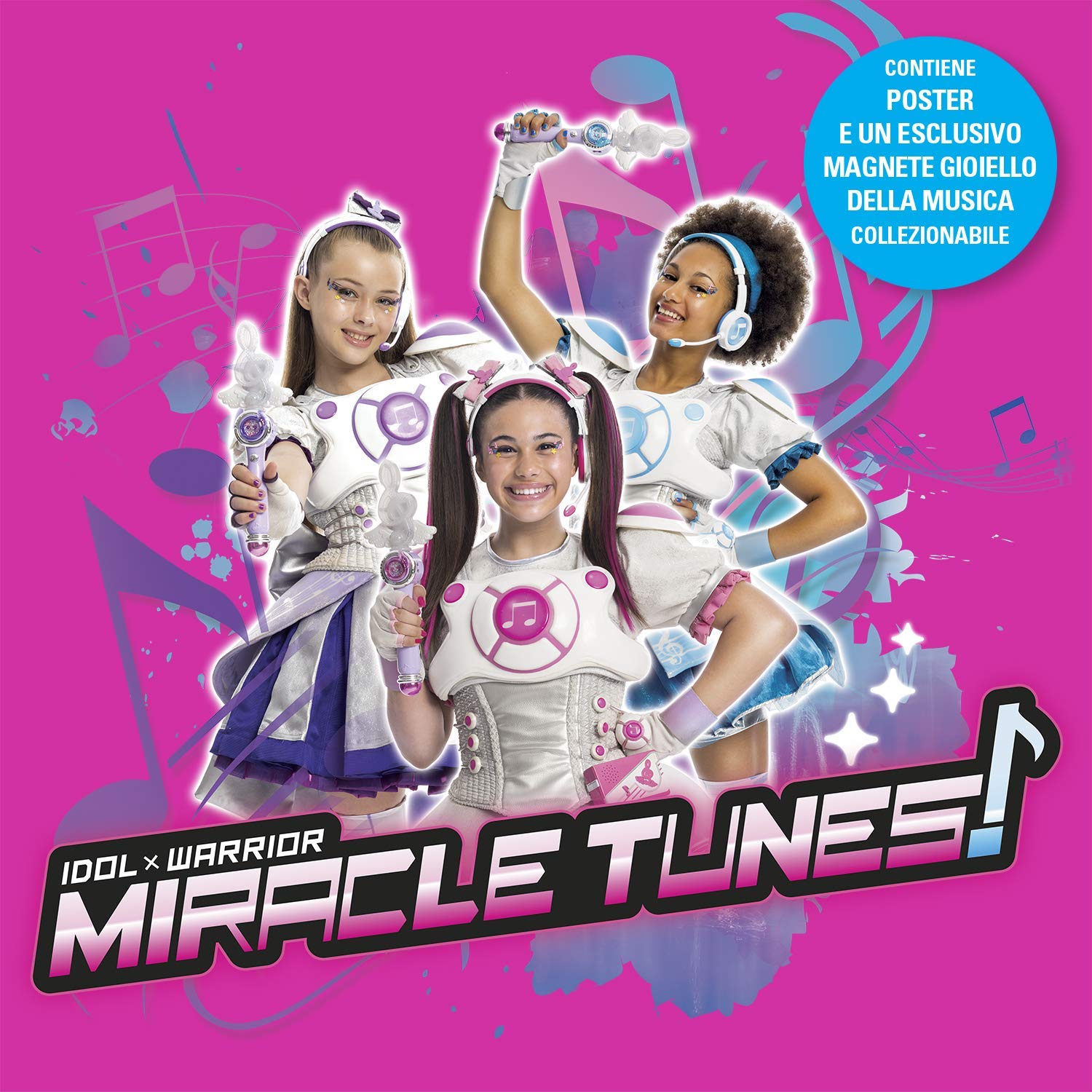 MIRACLE TUNES - CD DIGIFILE GLITTERATO + POSTER + MAGNETE