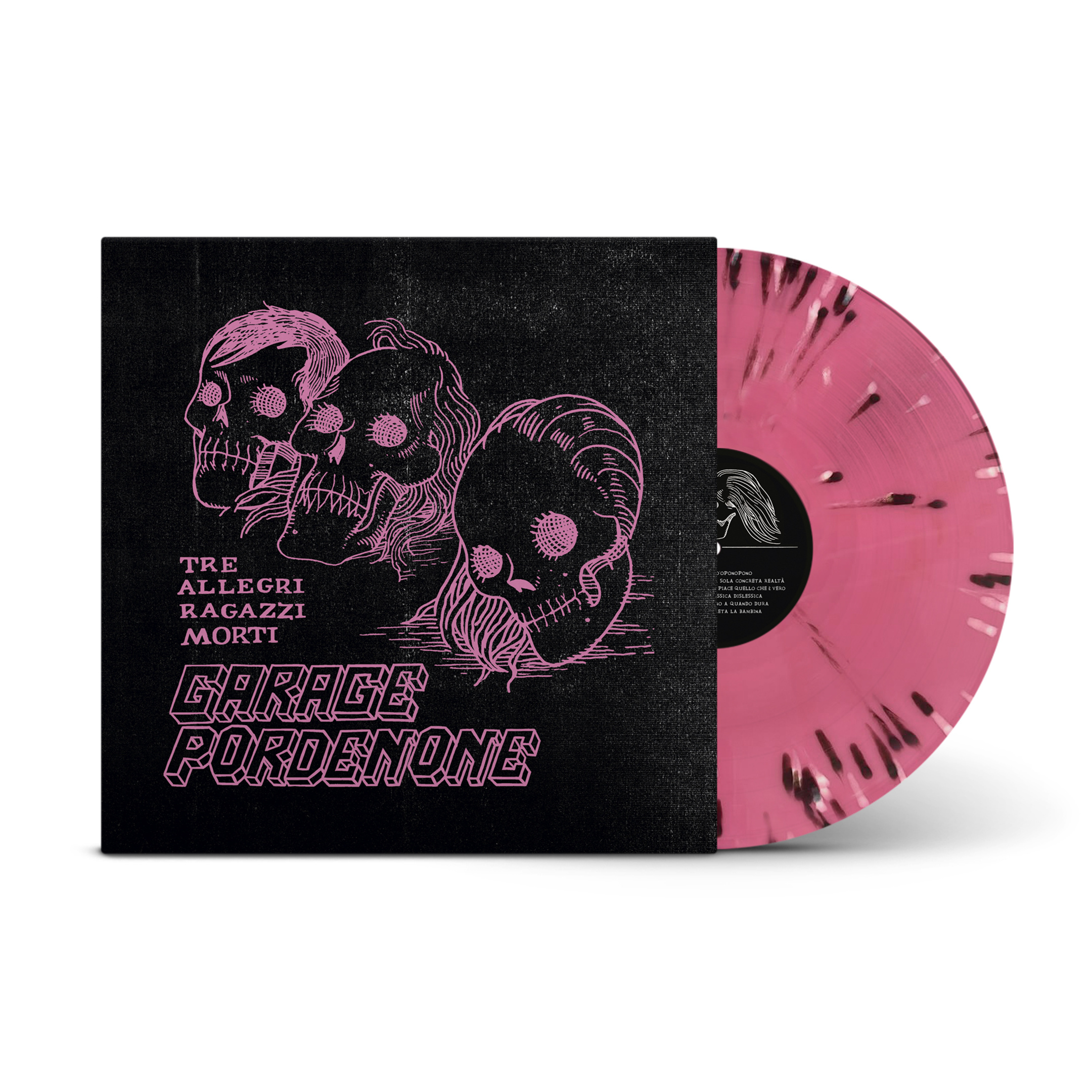 GARAGE PORDENONE - LP 180 GR. SPLATTER PINK & BLACK VINYL LTD. ED.