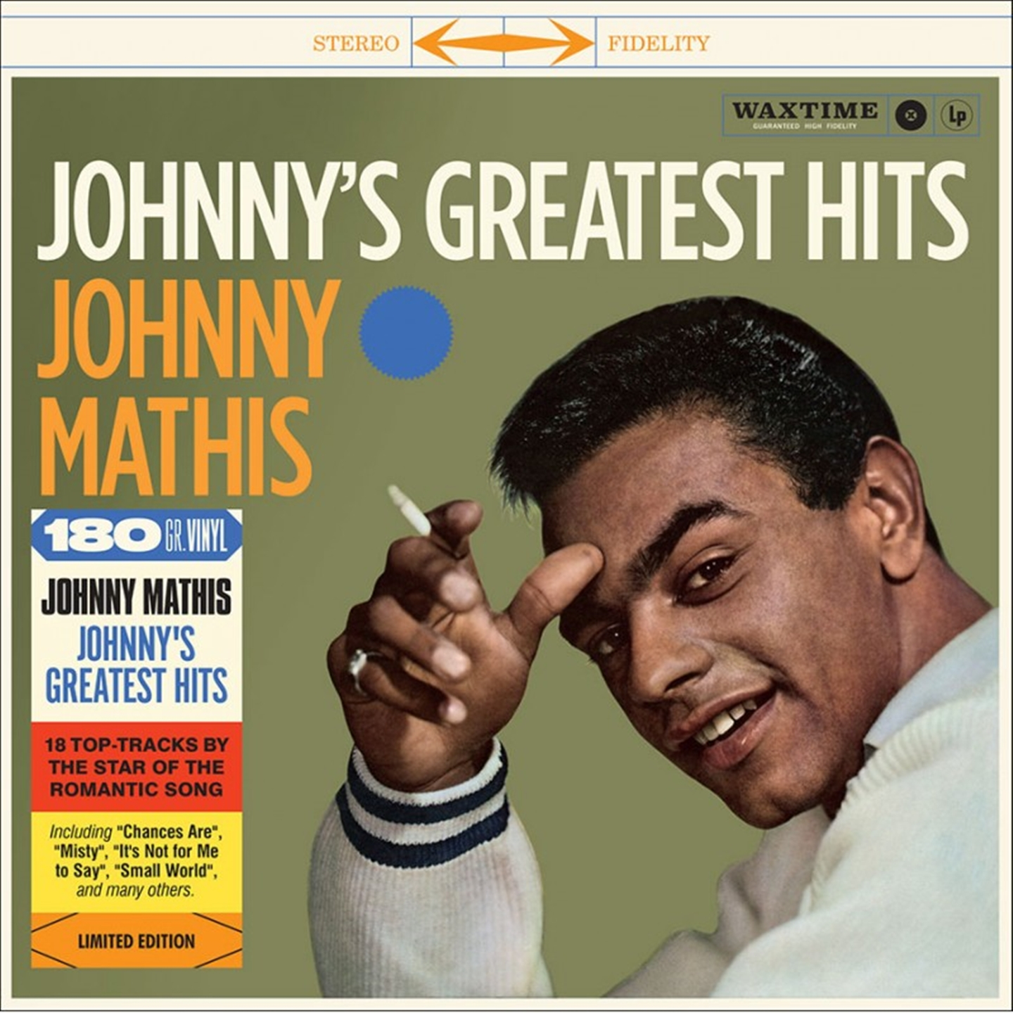 JOHNNY'S GREATEST HITS - 18 TOP-TRACKS BY THE STAR OF THE ROMANTIC SONG [LP]