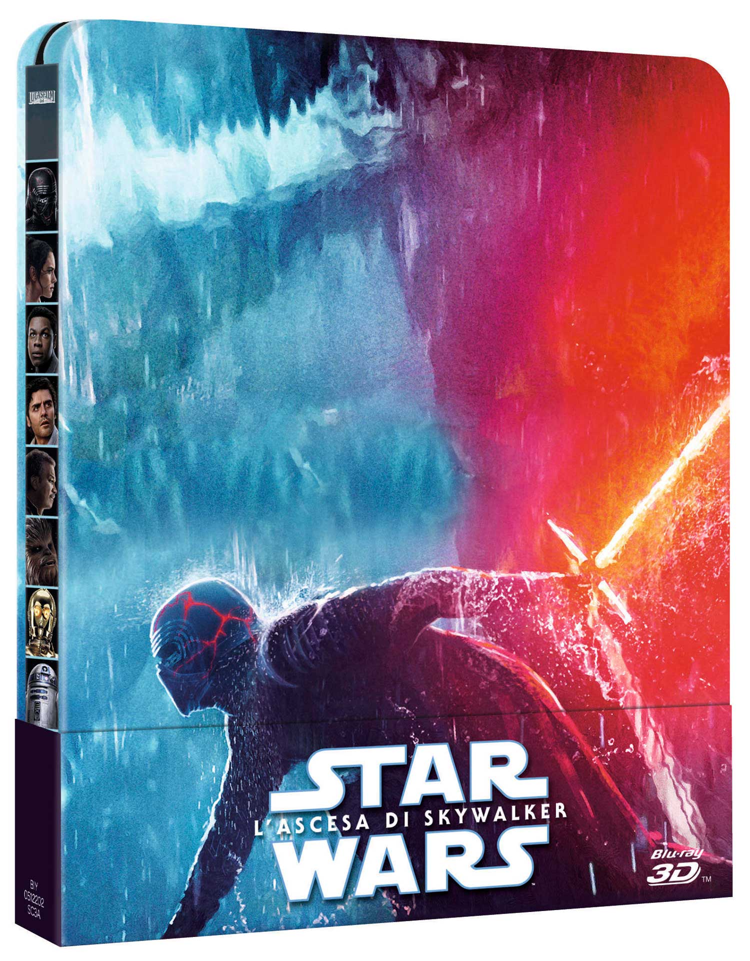 STAR WARS IX - L'ASCESA DI SKYWALKER STEELBOOK  (BLU RAY  2D + BLU RAY  3D + DI