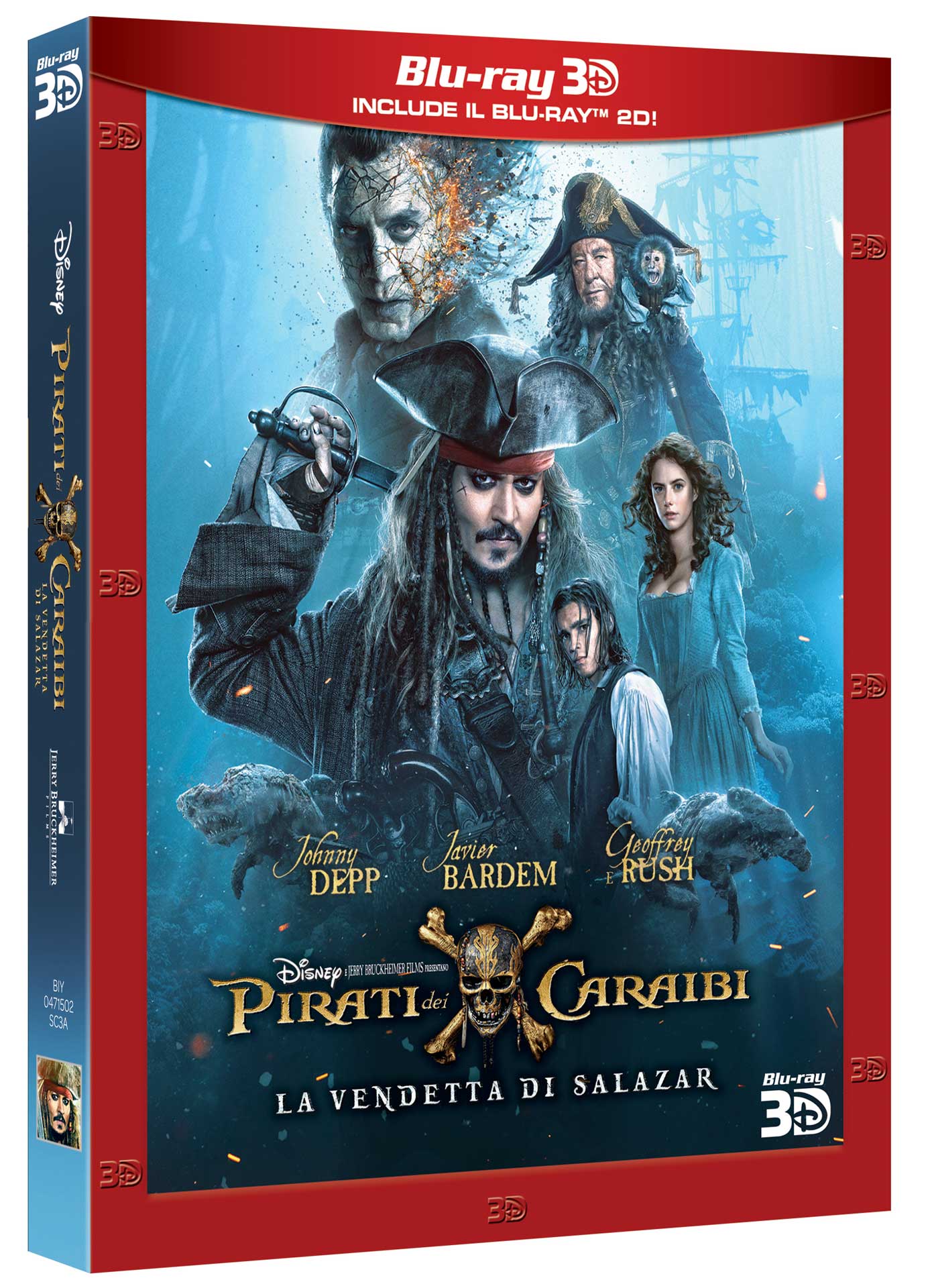 PIRATI DEI CARAIBI - LA VENDETTA DI SALAZAR (3D) (BLU-RAY 3D+BLU-RAY)